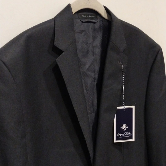 NWT Sean John Charcoal Gray Suit Coat Blazer Size 44XLong -Wedding  Event Office - Picture 3 of 11
